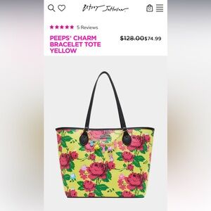 Betsey Johnson peeps tote!
